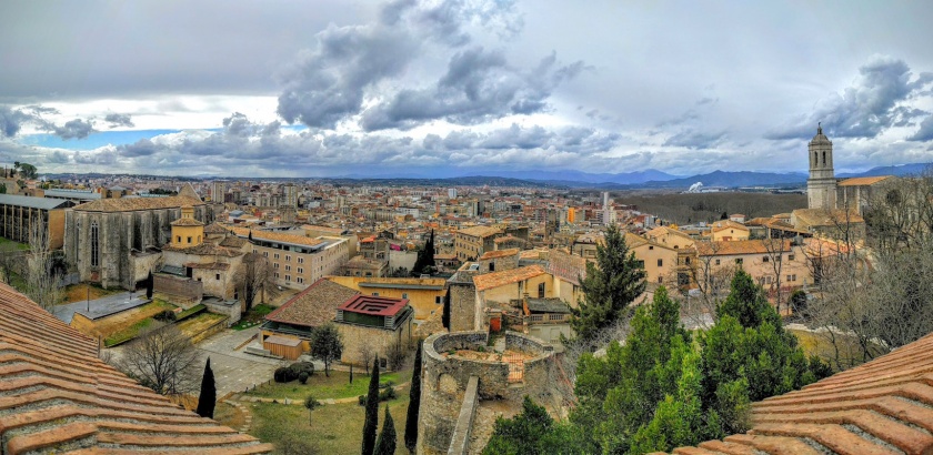 Girona from the battlements